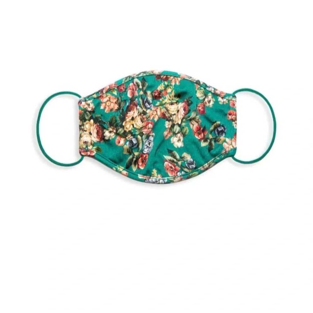 3 for $13 Bundle & Save. Alice + Olivia Floral Face Mask w/elastic ear loops.